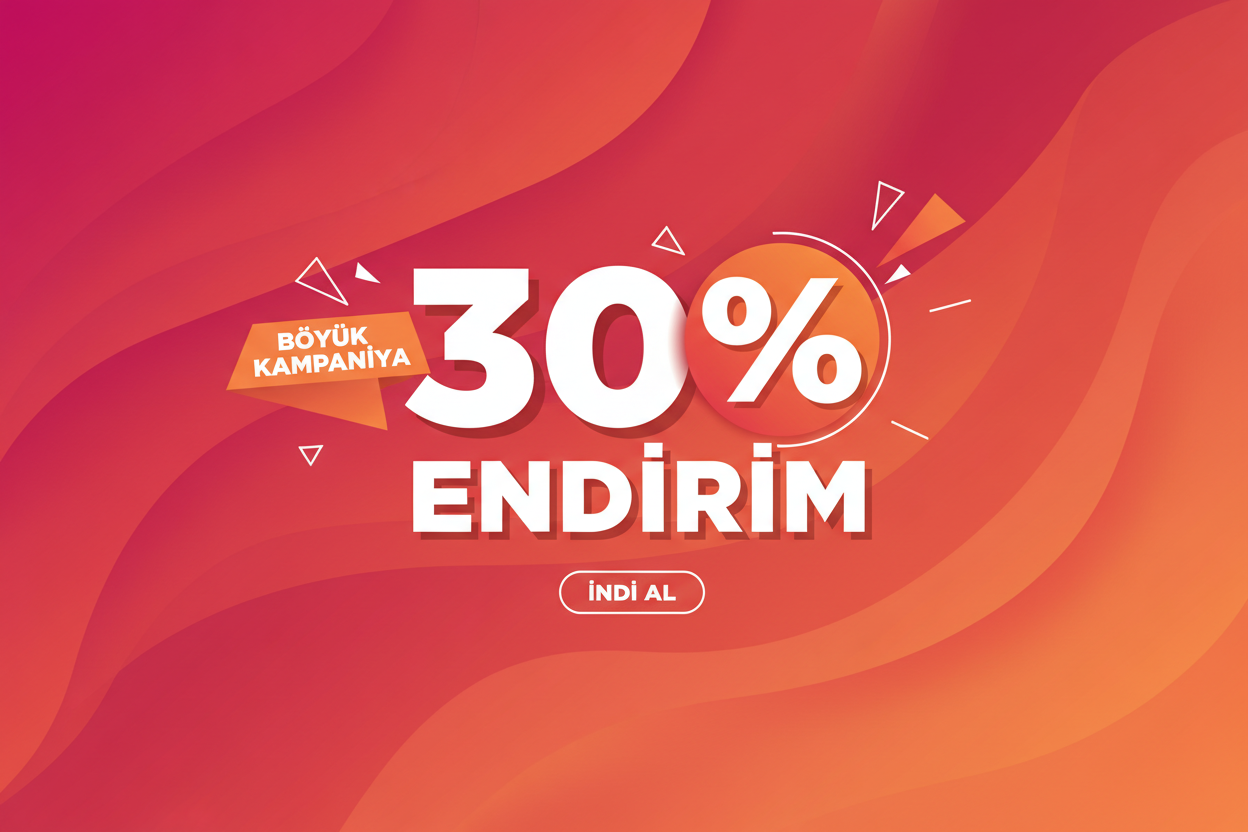 30 faiz endirim kampaniyasi olsun slayd formada olsun zehmet olmasa